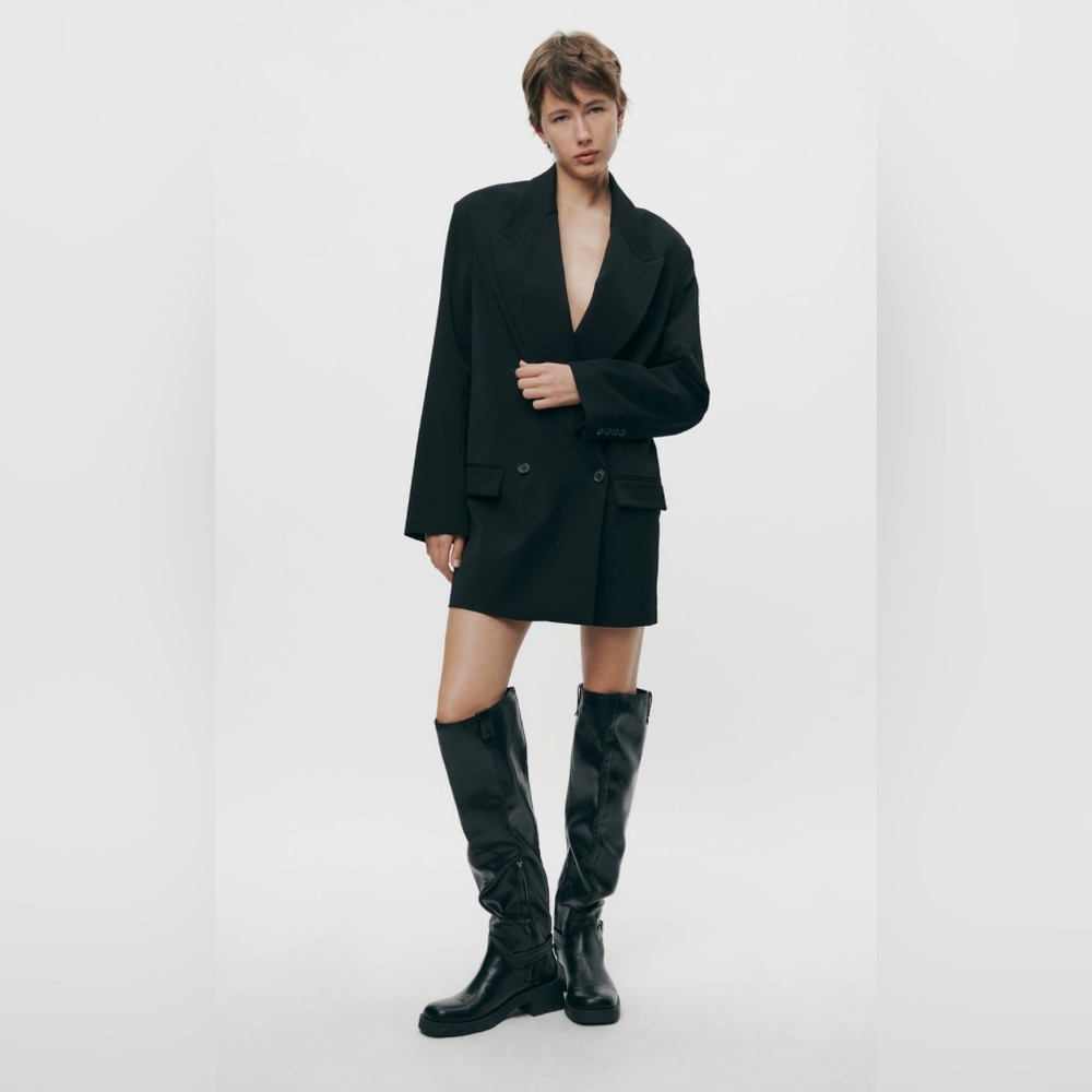 ZARA OVERSIZED BLAZER - Picture 4 of 5